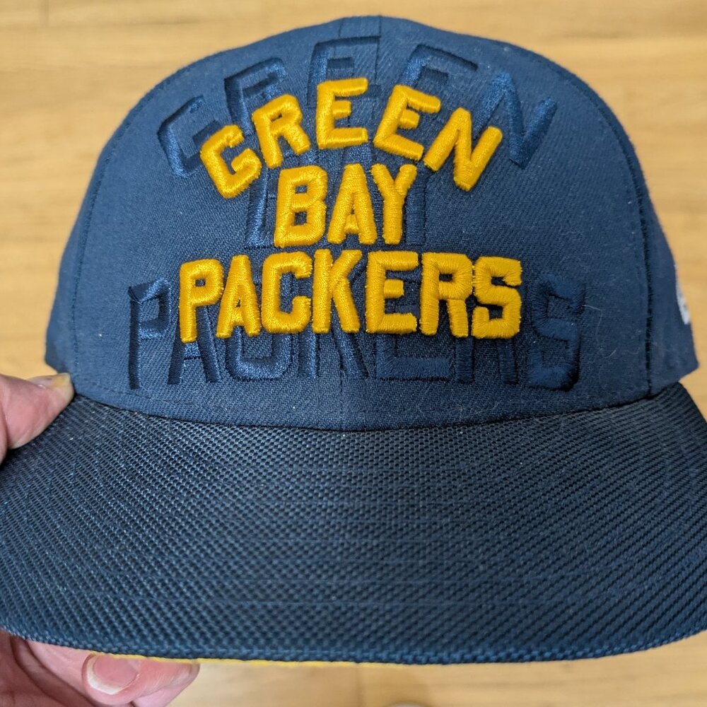 Green Bay Packers New Era Ball Cap Size 7 1/8